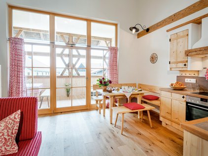 Frühstück auf dem Bauernhof © Köllhof Übernachten und Frühstücken auf dem Bauernhof in der Ferienwohnung