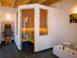 Wellnessbereich für Gäste © Ferienhof Meininger Wellnessmöglichkeit für Gäste auf dem Bauernhof
