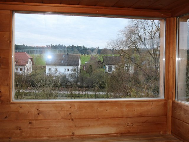 Dachsauna auf dem Stadler-Hof in der Hallertau