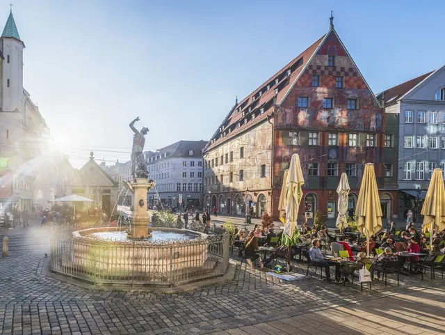 Merkurbrunnen in Augsburg