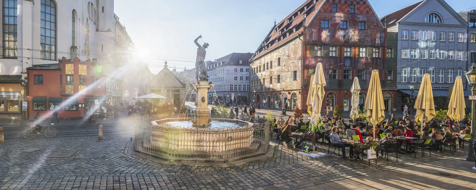 Merkurbrunnen in Augsburg