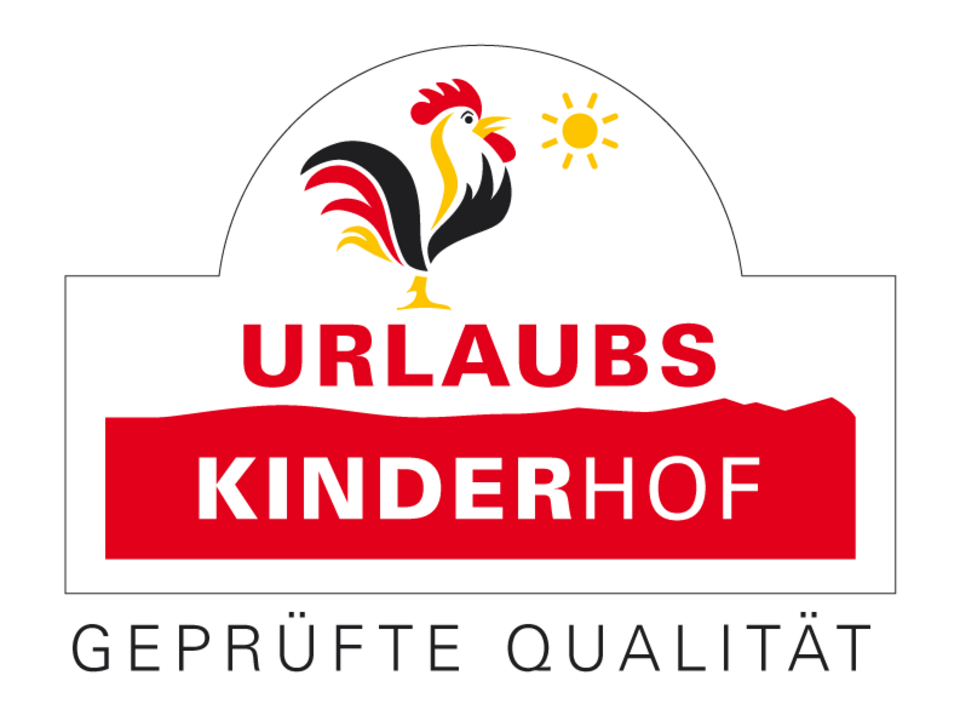 Qualitätsgeprüfter UrlaubsKinderhof als Auszeichnung für Ferienhöfe in Bayern