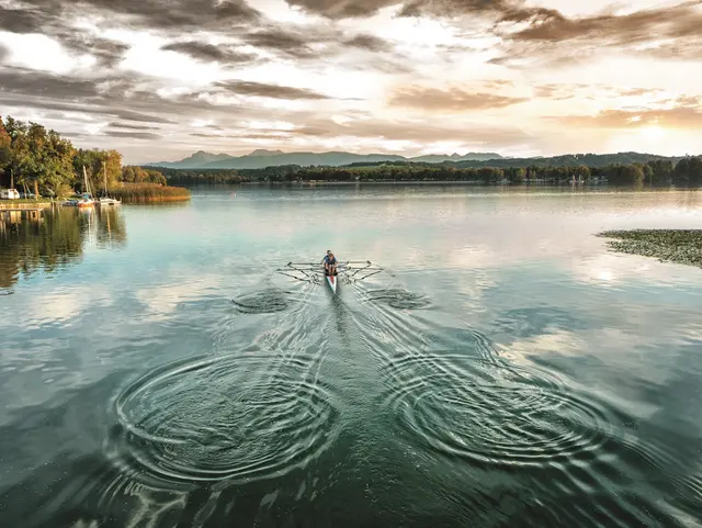 Kajak auf dem Waginger See