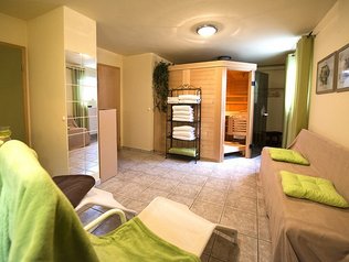 Kleiner Wellnessbereich für Entspannung © Schweiger Ferienhof Entspannung auf dem Bauernhof mit eigenem Wellnessbereich