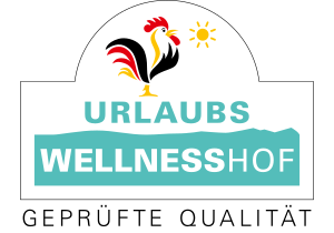 Auszeichnung Qualitätsgeprüfter UrlaubsWellnesshof bei Blauer Gockel